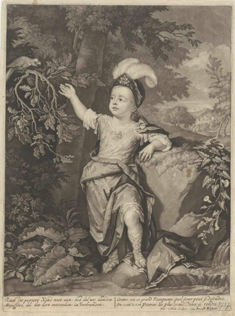 Portræt af Charles Fitzroy, hertug af Grafton af Pieter Schenk (I)