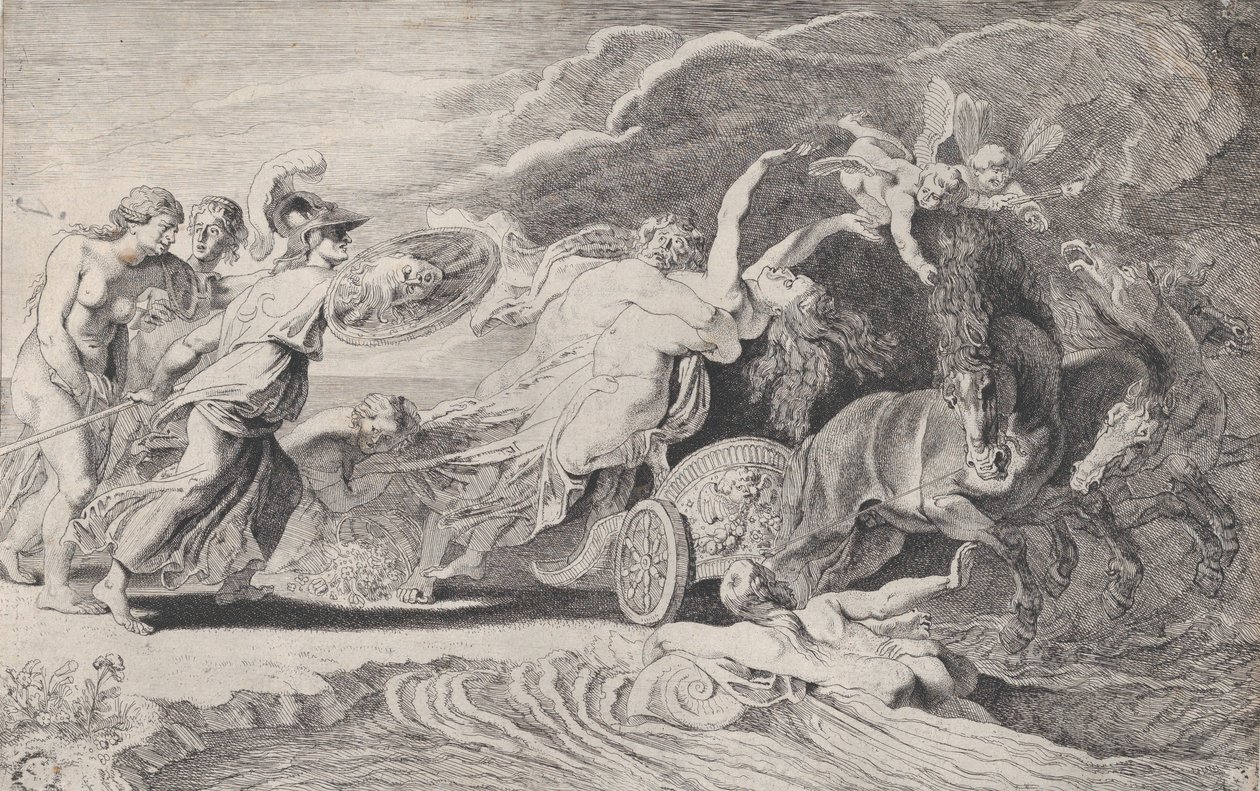 Bortførelsen af Proserpina, ca. 1620-25. af Pieter Soutman