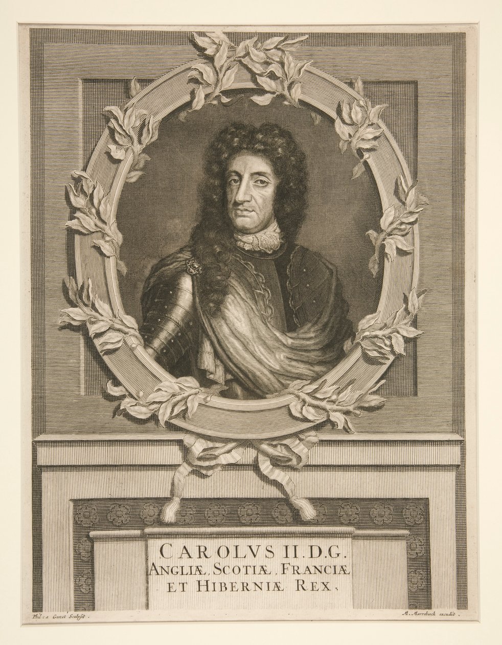 Charles II, konge af England (1630-1685) af Pieter Stevens van Gunst