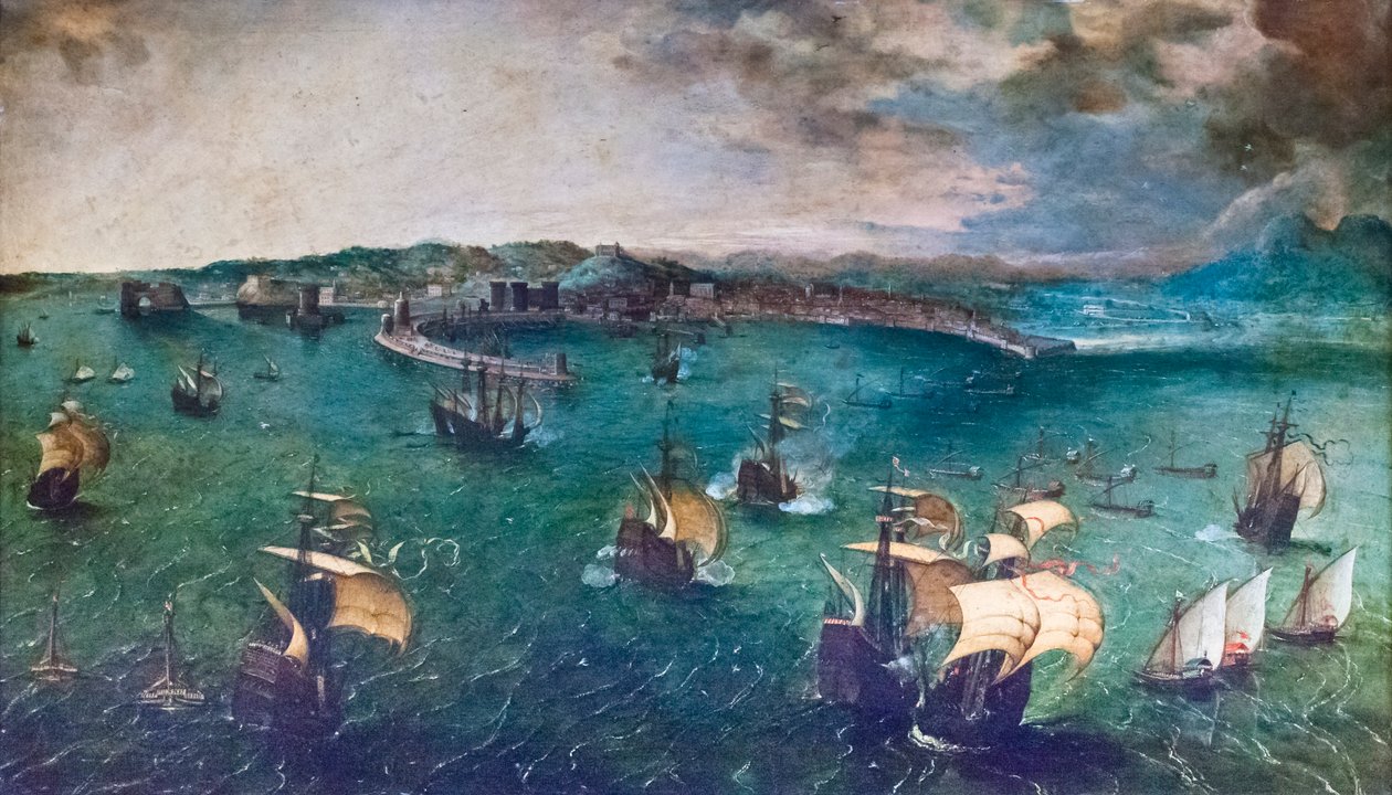 Slag i Napoli-bugten af Pieter Bruegel the Elder