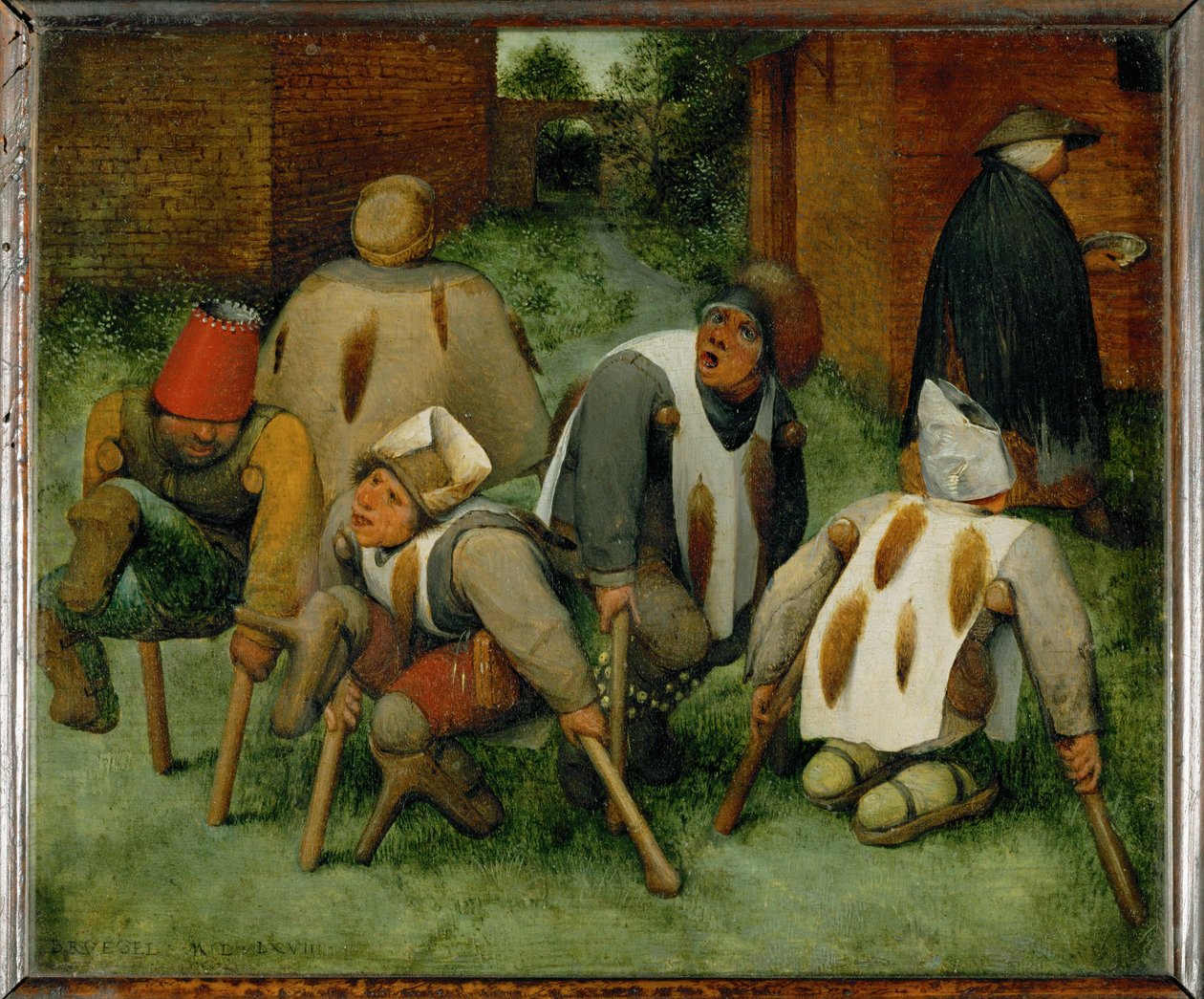 Les Mendiants - Krøblingerne ... af Pieter The Elder Brueghel