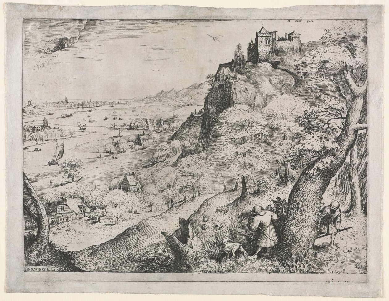 Jagten på kaniner af Pieter The Elder Brueghel