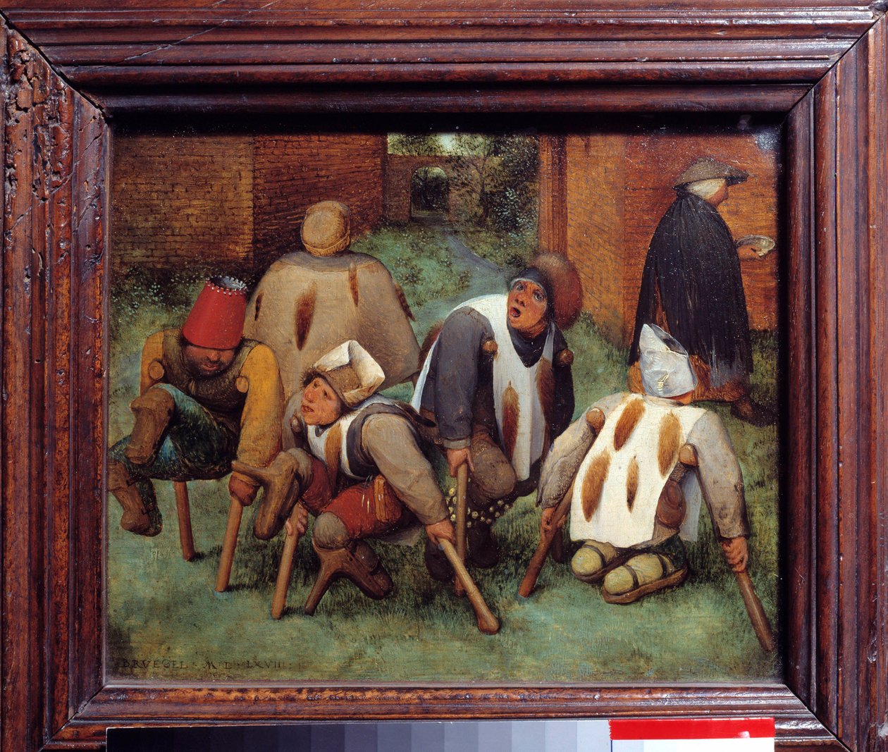 Tiggerne Grupper af handicappede døde og elendige. Maleri af Pieter Bruegel (eller Breugel eller Brueghel eller Breughel) førstnævnte (1525-1569). 1568. Dim. 0,18x0,21 m. Louvre-museet, Paris af Pieter Bruegel the Elder