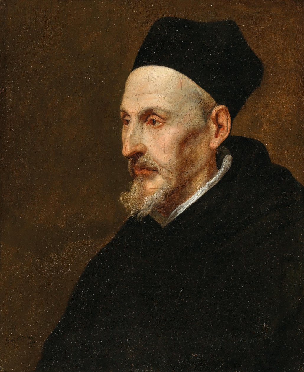 Portræt af Anthonius Triest 1576-1657, biskop af Brugge og Gent, 1650. af Pieter Thijs