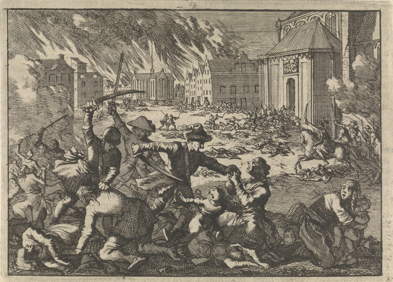 Sæk af Magdeburg, 1698 af Pieter Van der Aa