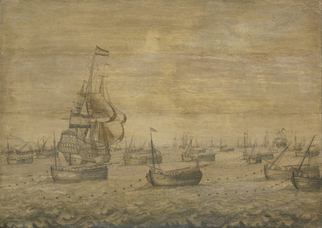 Den hollandske Sildeflåde af Pieter Vogelaer