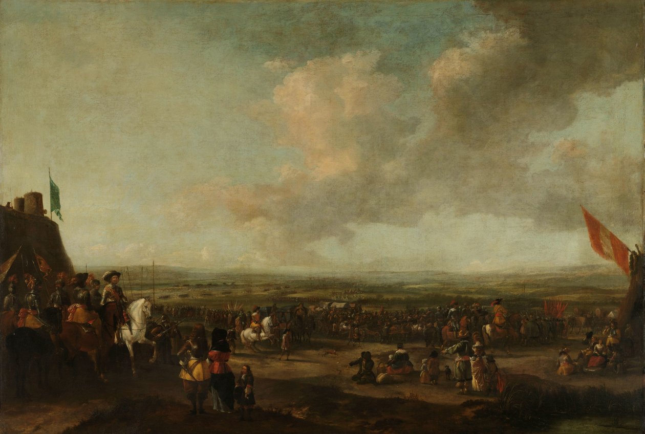 Frederick Henry ved overgivelsen af Maastricht, 22. august 1632 af Pieter Wouwerman (manner of)