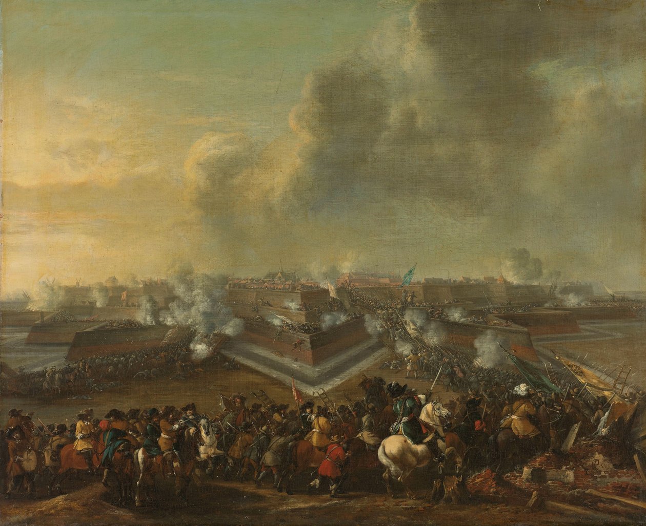Angreb på byen Coevorden, 30. december 1672 af Pieter Wouwerman