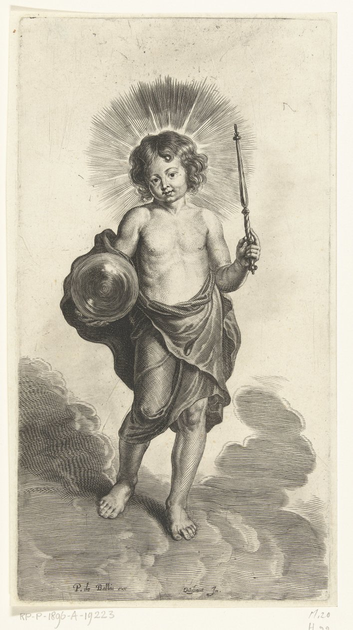 Kristusbarn med globus og scepter af Pieter de Bailliu (I) (possibly)
