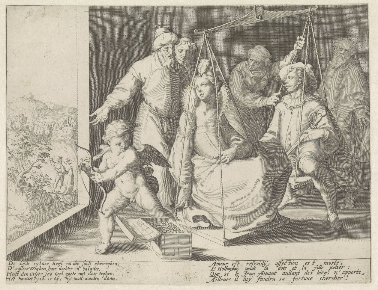 Bryllupsskalaen af Pieter de Jode (I) (attributed to)