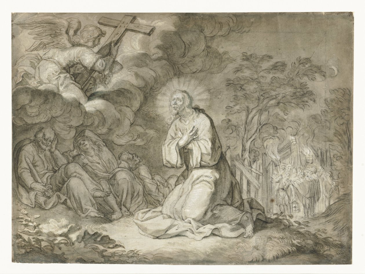Kristus i Oliehaven af Pieter de Jode (I)