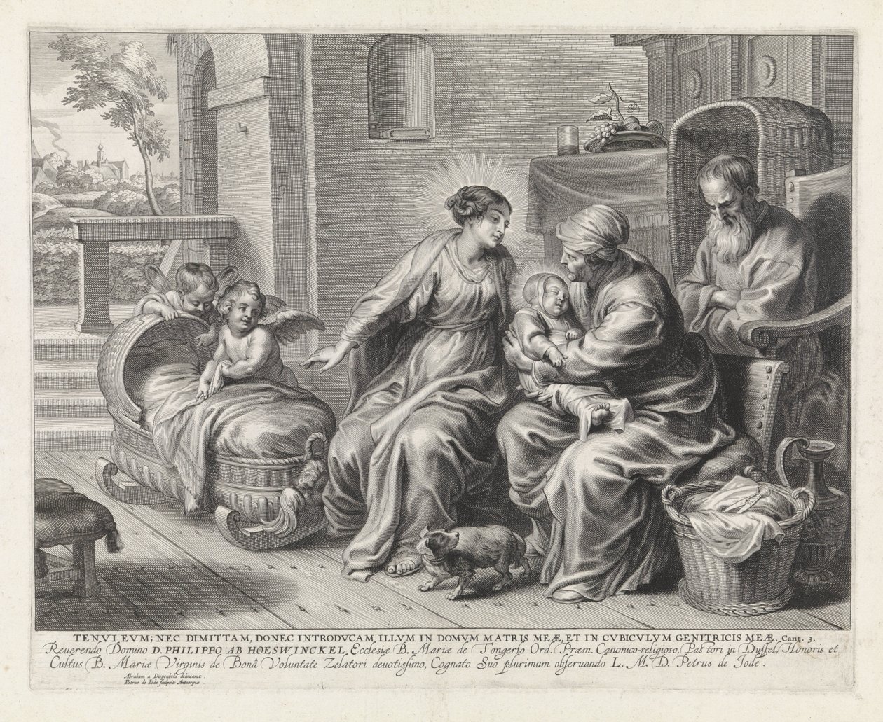 Hellige Familie og Sankt Anna af Pieter de Jode (II)