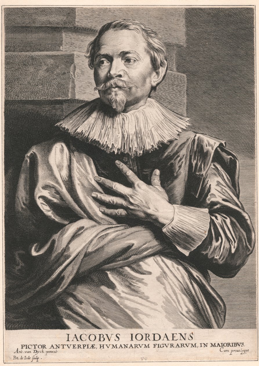 Jacobus Jordaens, Maler af Antwerpen, af Menneskefigurer, i Majors af Pieter de Jode