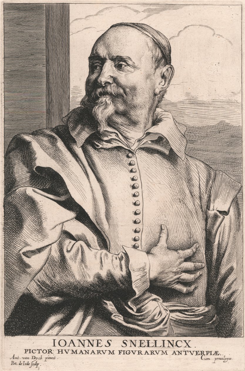 Joannes Snellincx, maler af menneskelige figurer i Antwerpen af Pieter de Jode