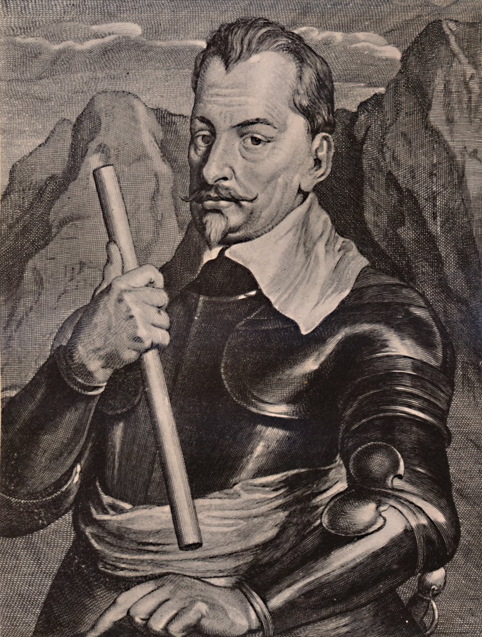 Albrecht von Wallenstein, bøhmisk general, 1600-tallet 1894 af Pieter de Jode II