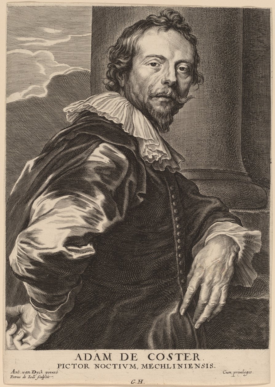 Adam de Coster af Pieter de Jode II after Sir Anthony van Dyck