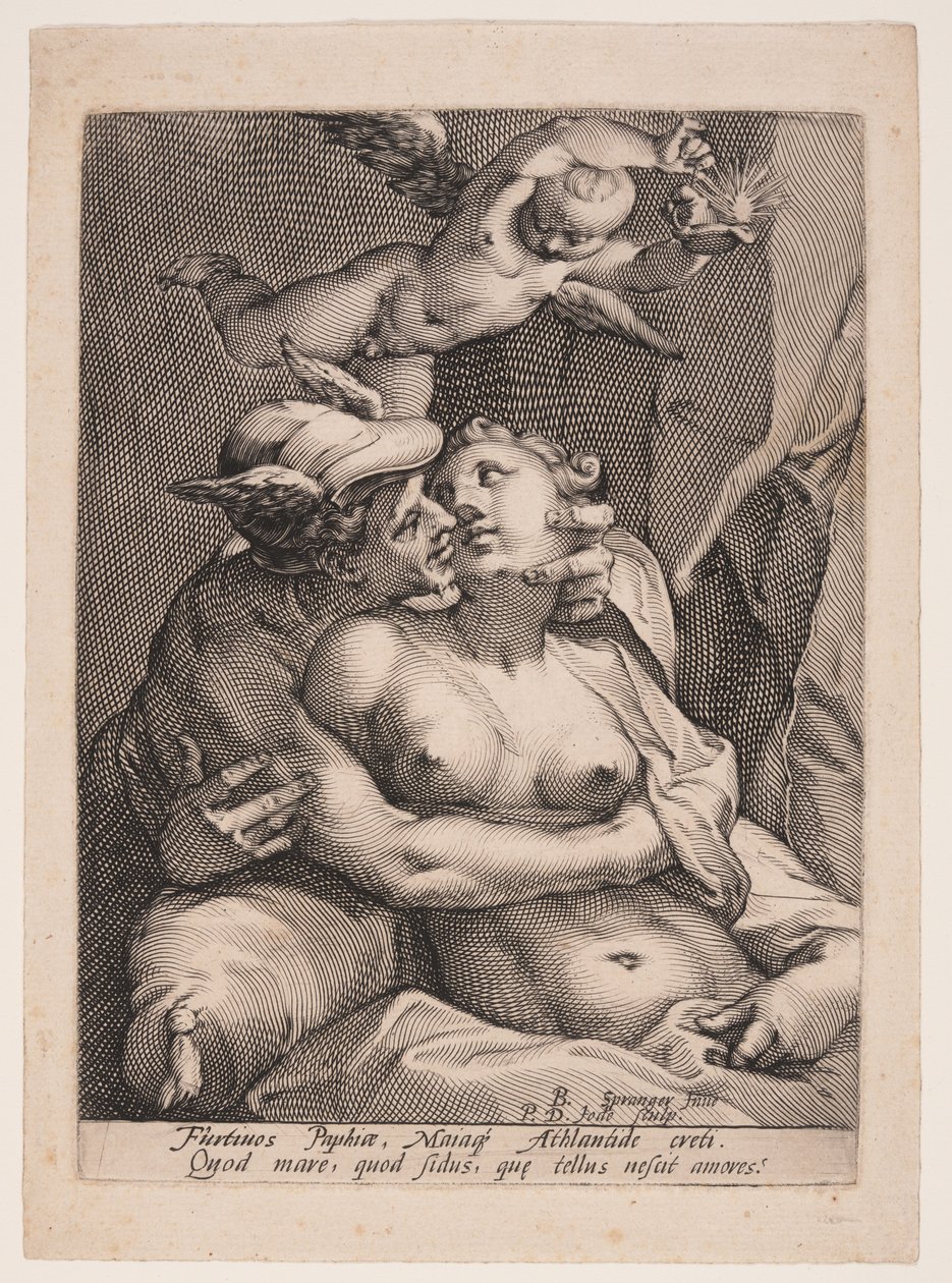 Merkur, Venus og Amor af Pieter de Jode I