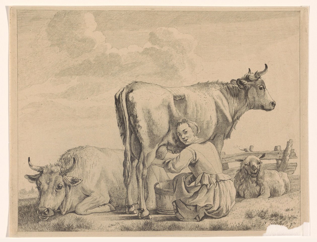 mælkepige af Pieter de Mare
