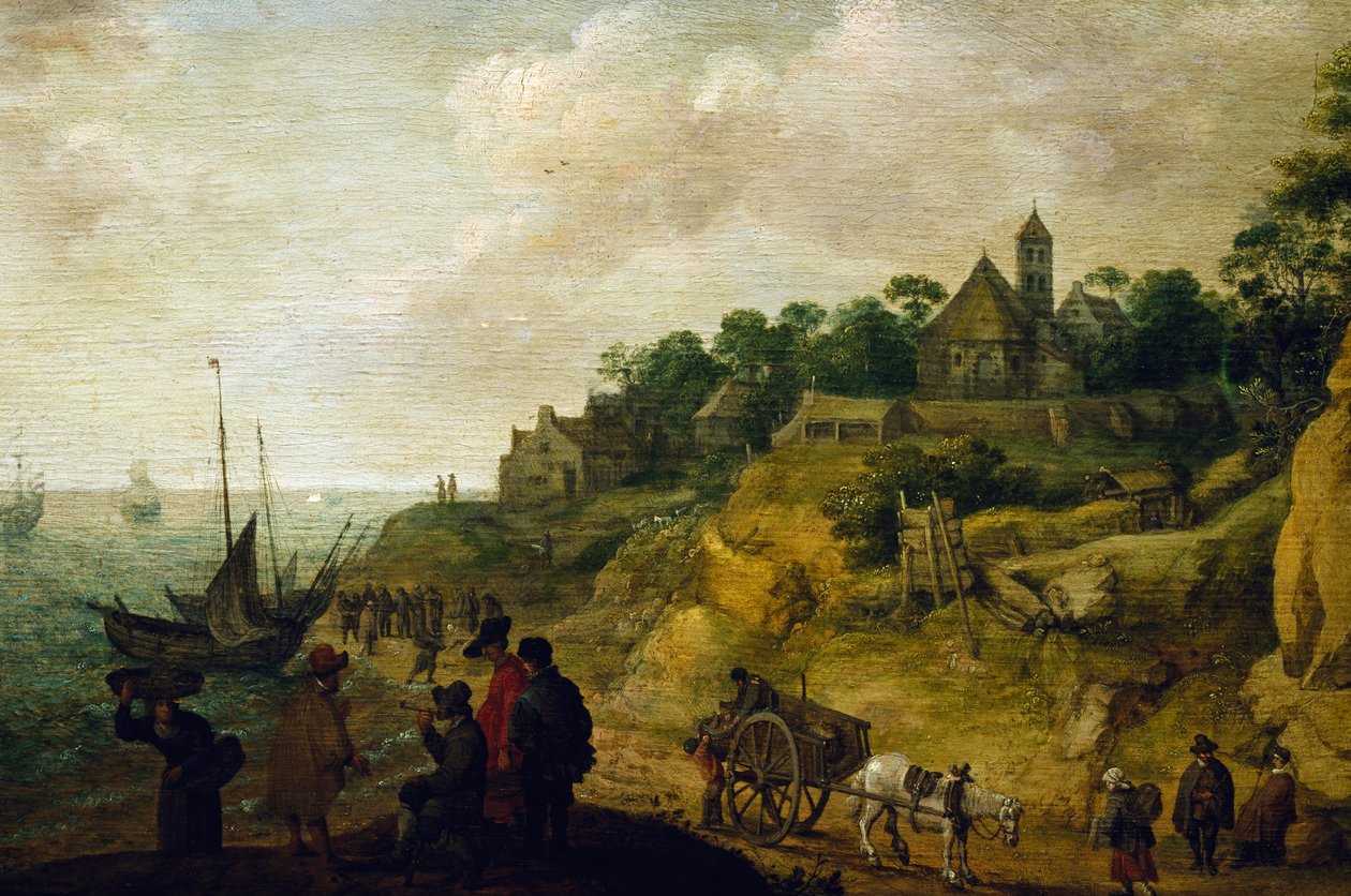Hollandsk Landskab, tilskrevet Pieter de Neyn (1597-1639). af Pieter de Neyn