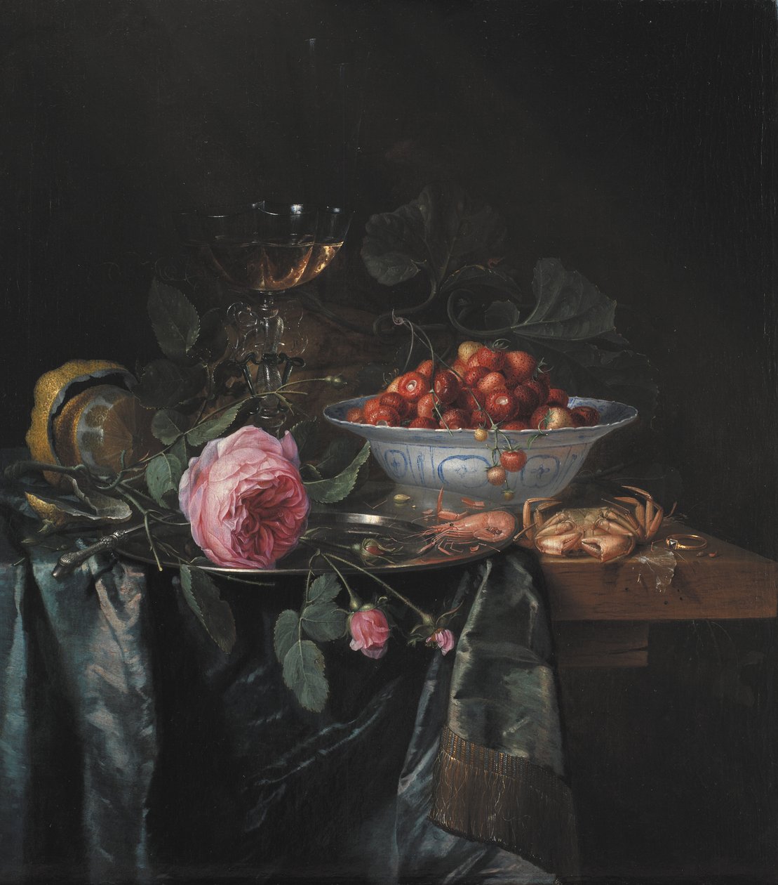 Pronk Stilleben af Pieter de Ring