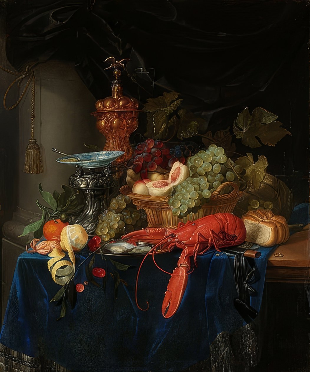 Stilleben med en gylden kop af Pieter de Ring