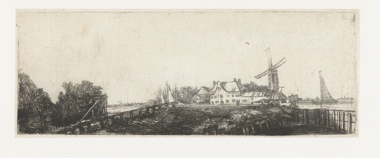 Træbroen af Pieter de With (attributed to)