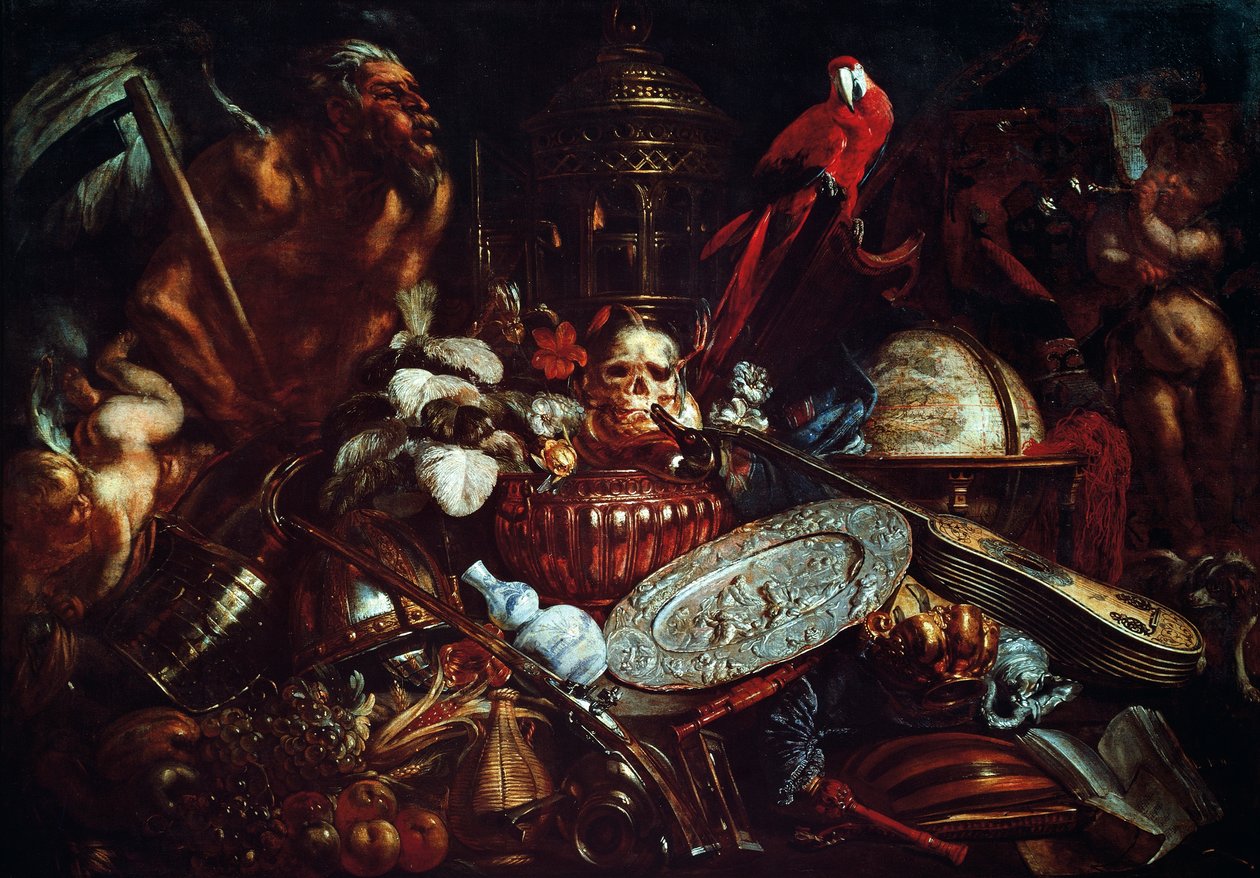 Vanitas, af Pieter Boel (1622-1674), olie på lærred af Pieter or Peter Boel