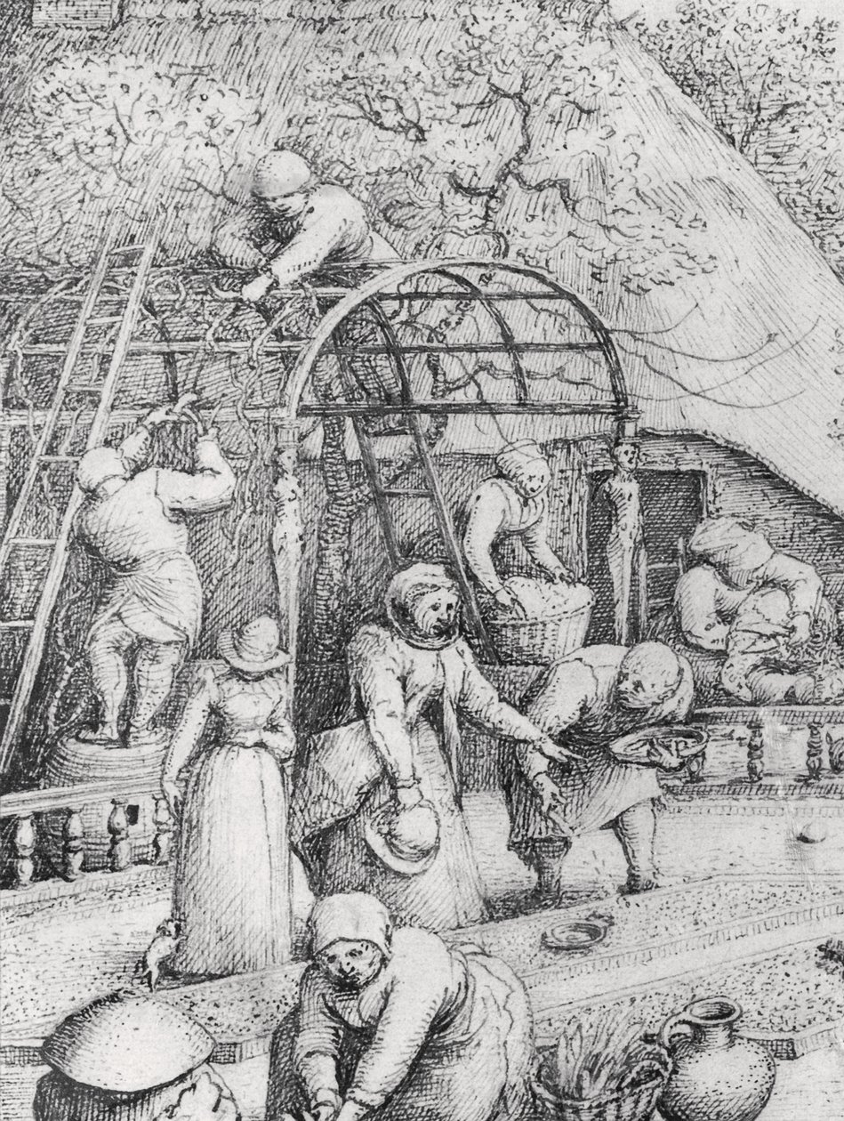 Detalje af foråret af Pieter Bruegel the Elder
