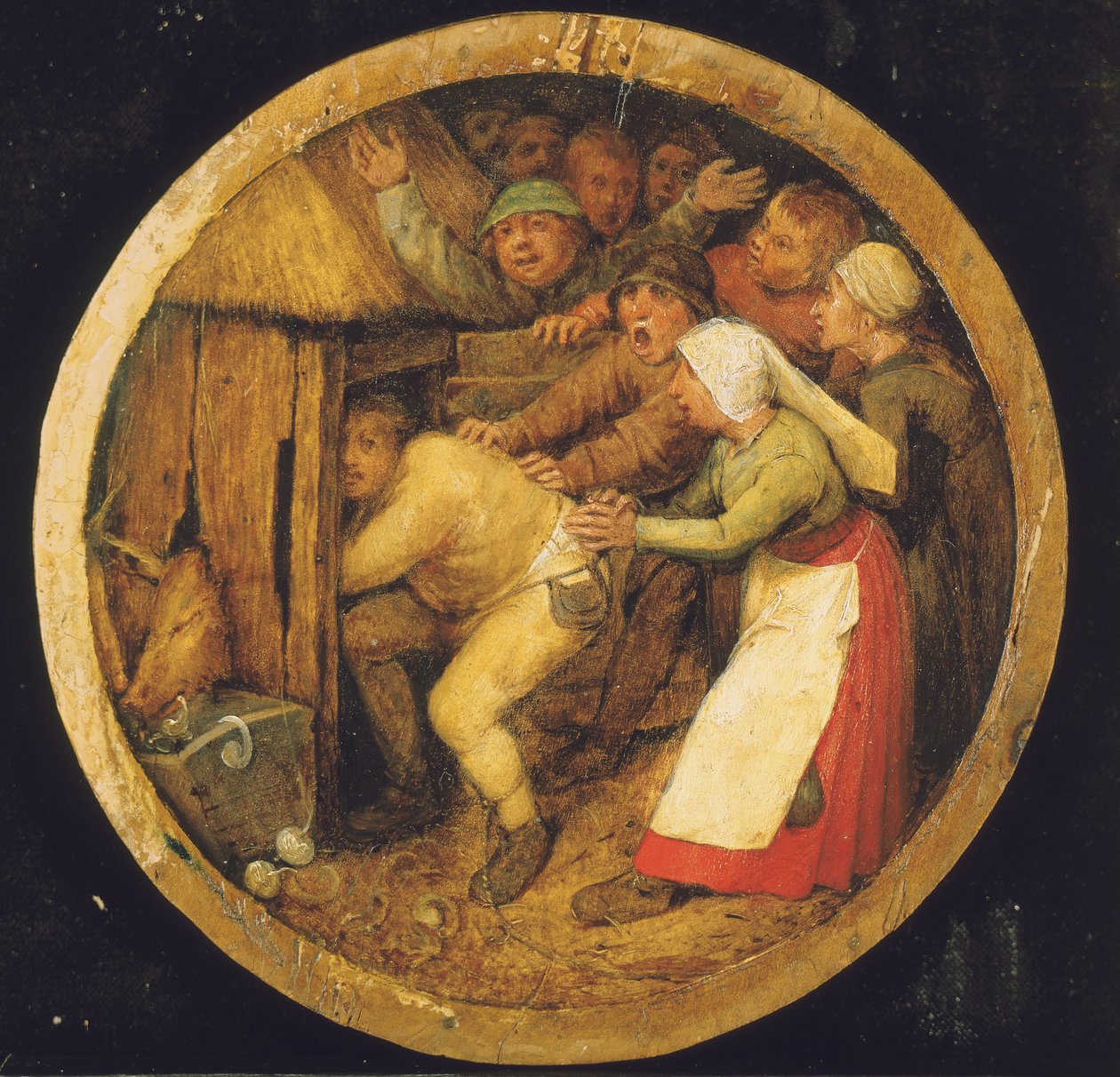 Drukken skubbede ind i Svinestalden af Pieter Bruegel the Elder