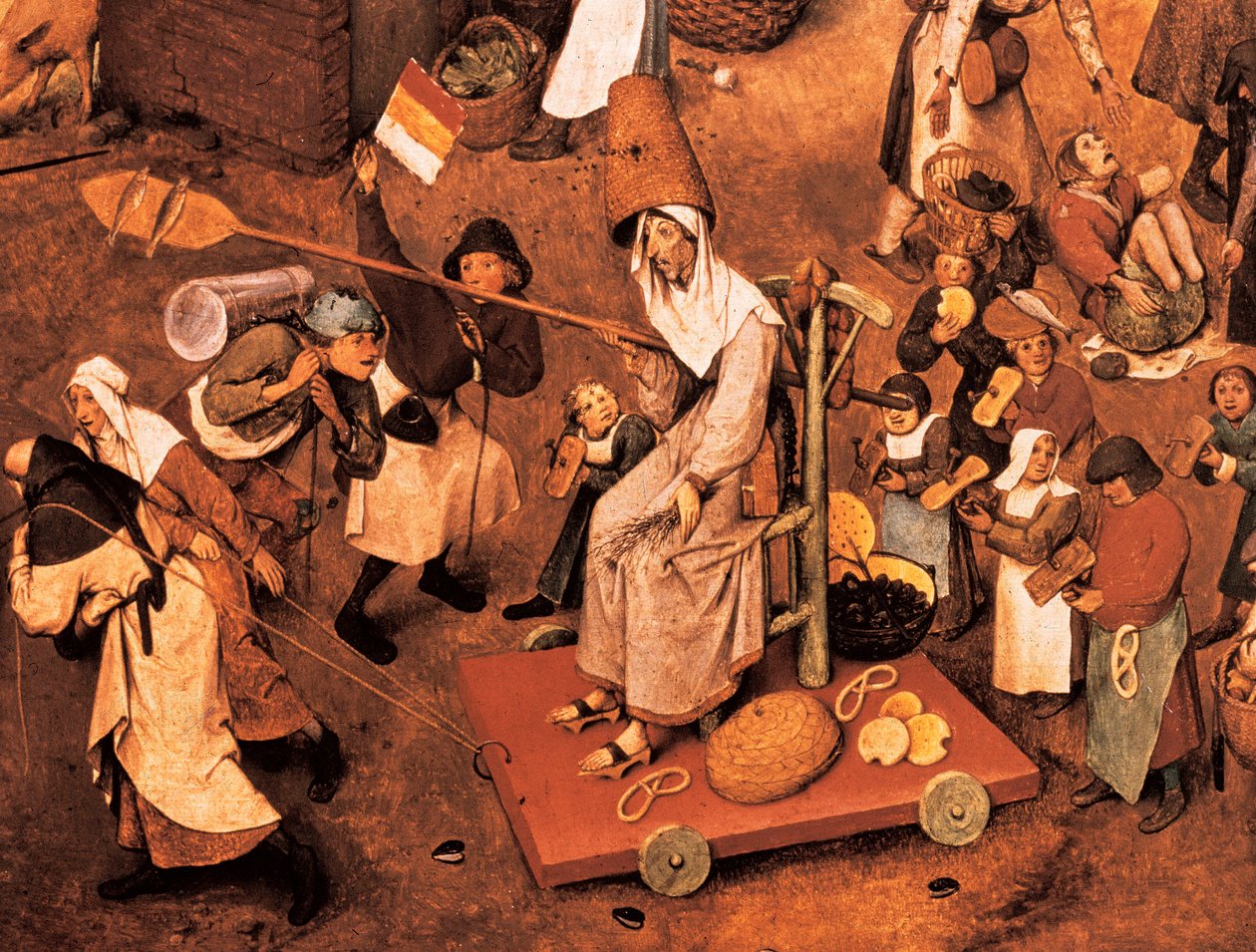 Kampen mellem karneval og fastelavn af Pieter Bruegel the Elder