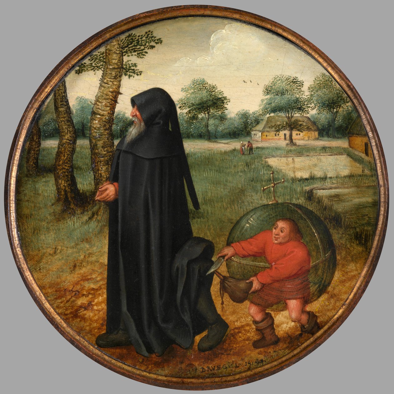Jeg sørger, fordi verden er så upålidelig af Pieter the Younger Brueghel