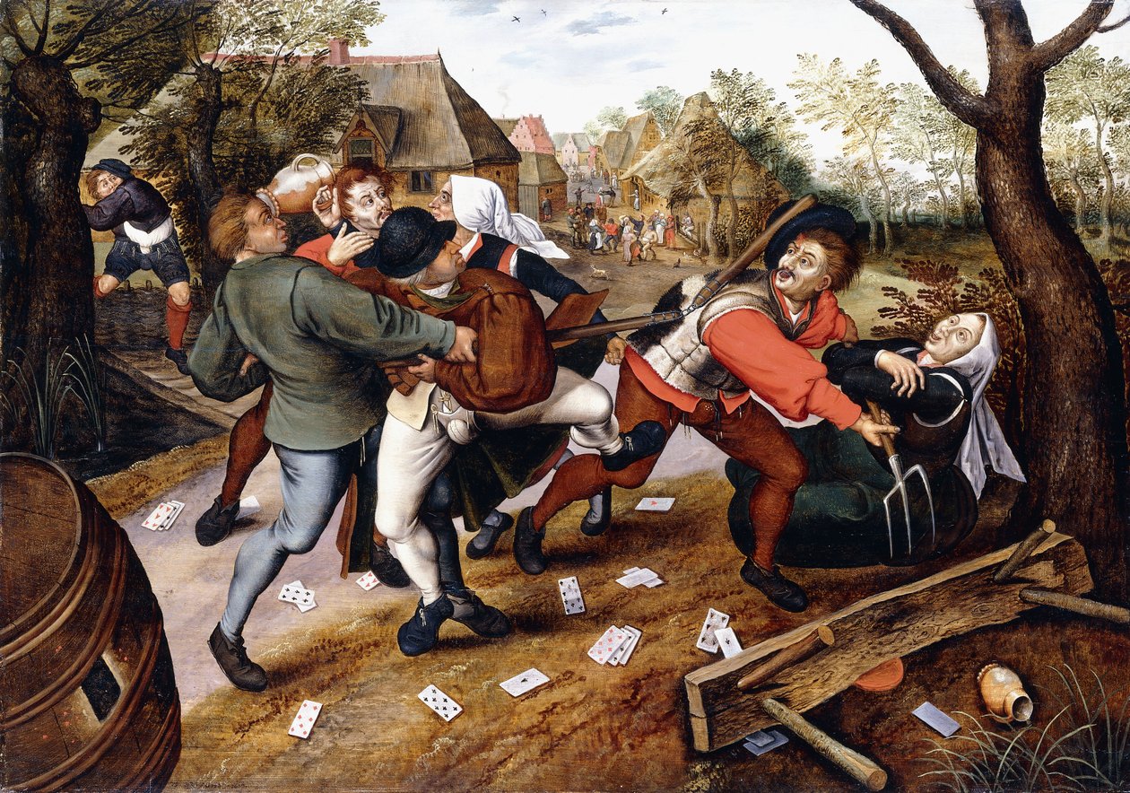 Bønderskrig, 1619 af Pieter Brueghel the Younger