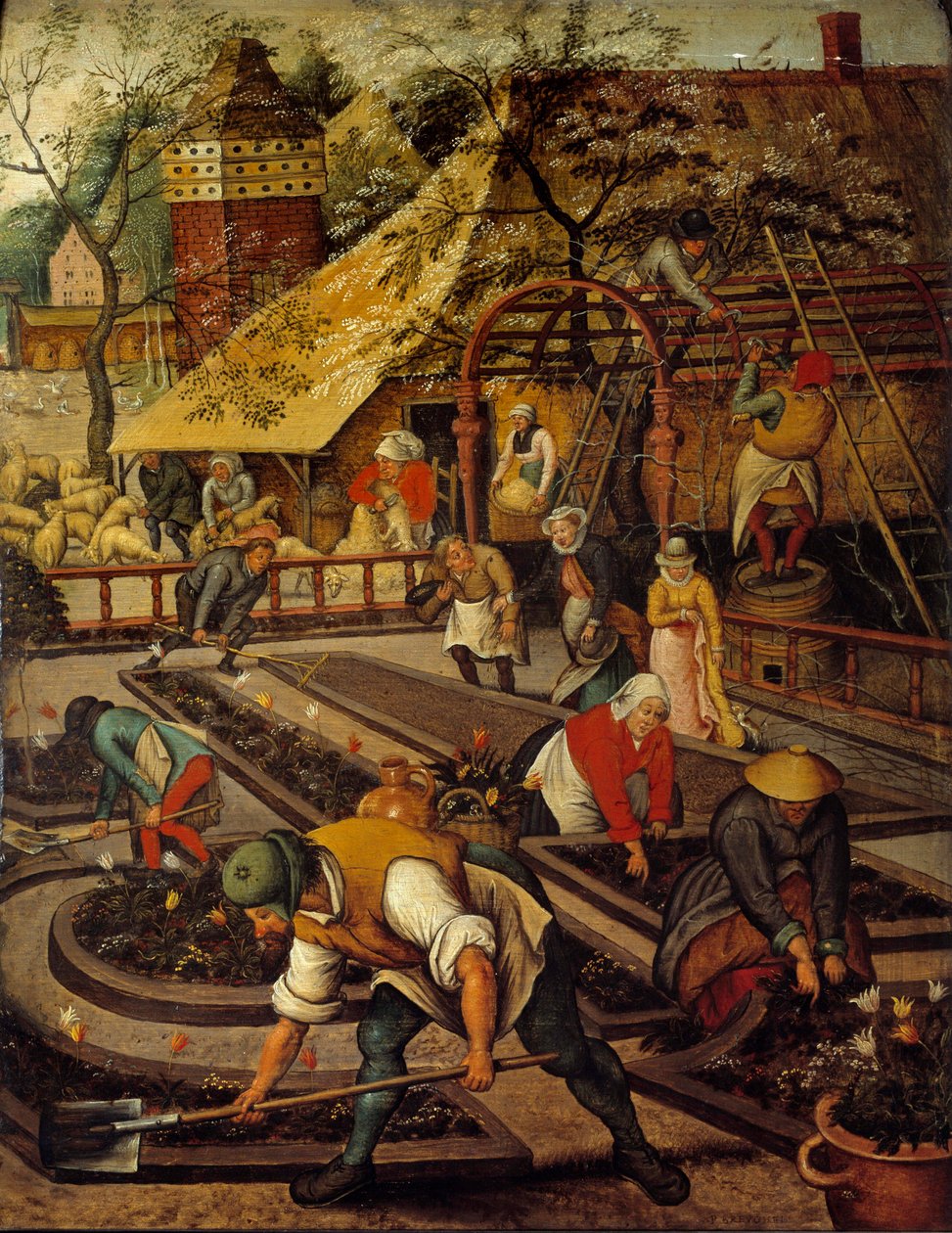 Forårsmaleri af Pieter le Jeune dit Brueghel d