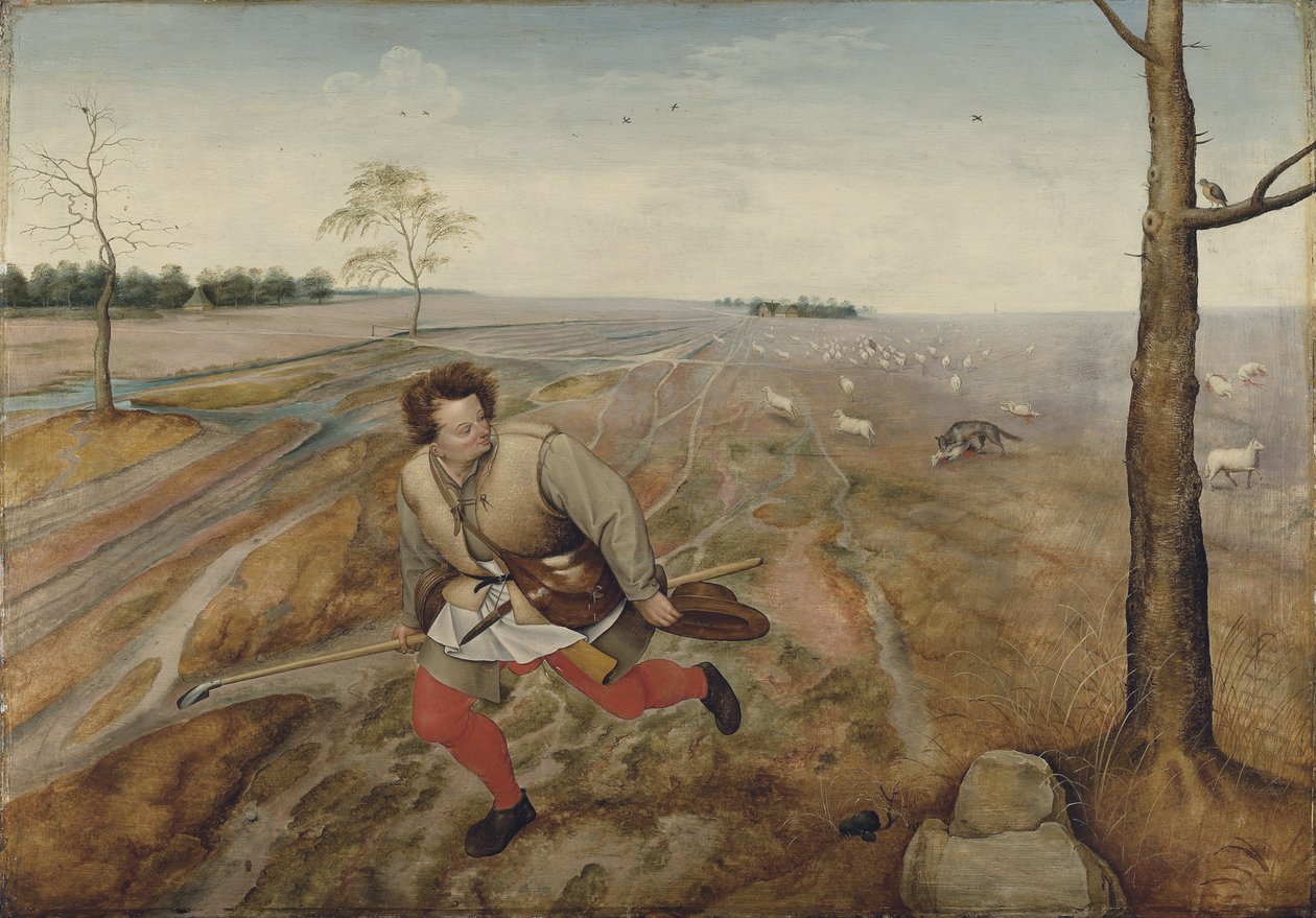 Den dårlige hyrde af Pieter Brueghel the Younger