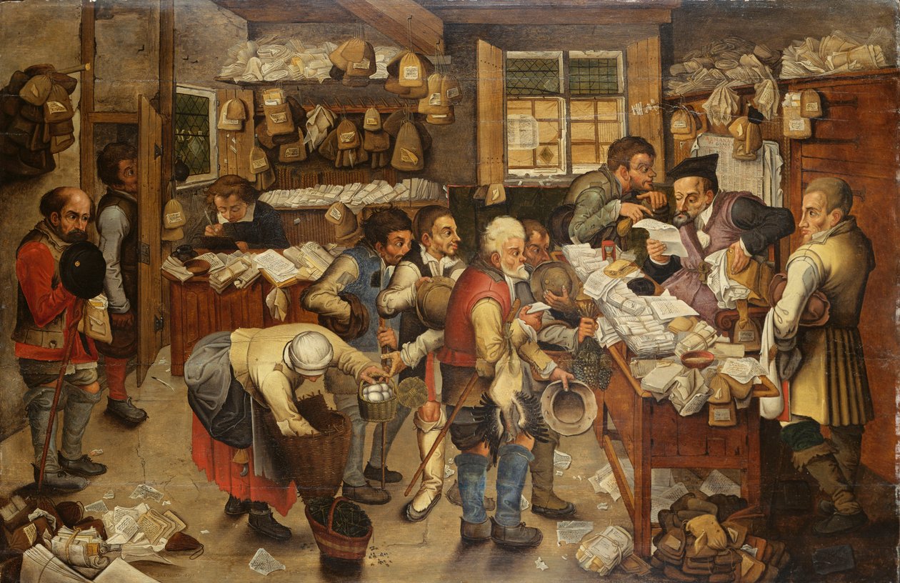 Tiendebetalingen, 1619 af Pieter Brueghel the Younger