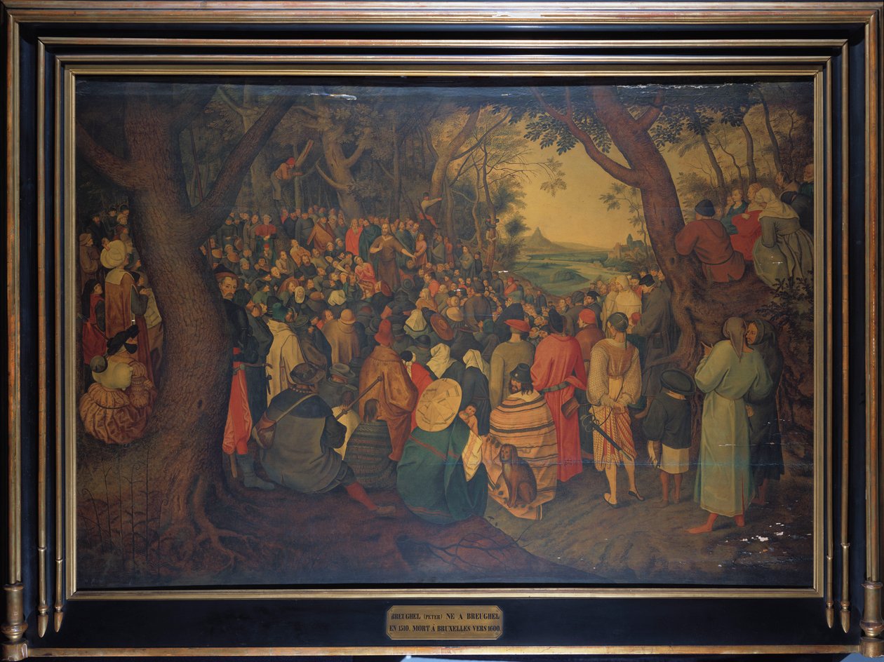 Johannes Døberens Forkyndelse af Pieter Brueghel the Younger