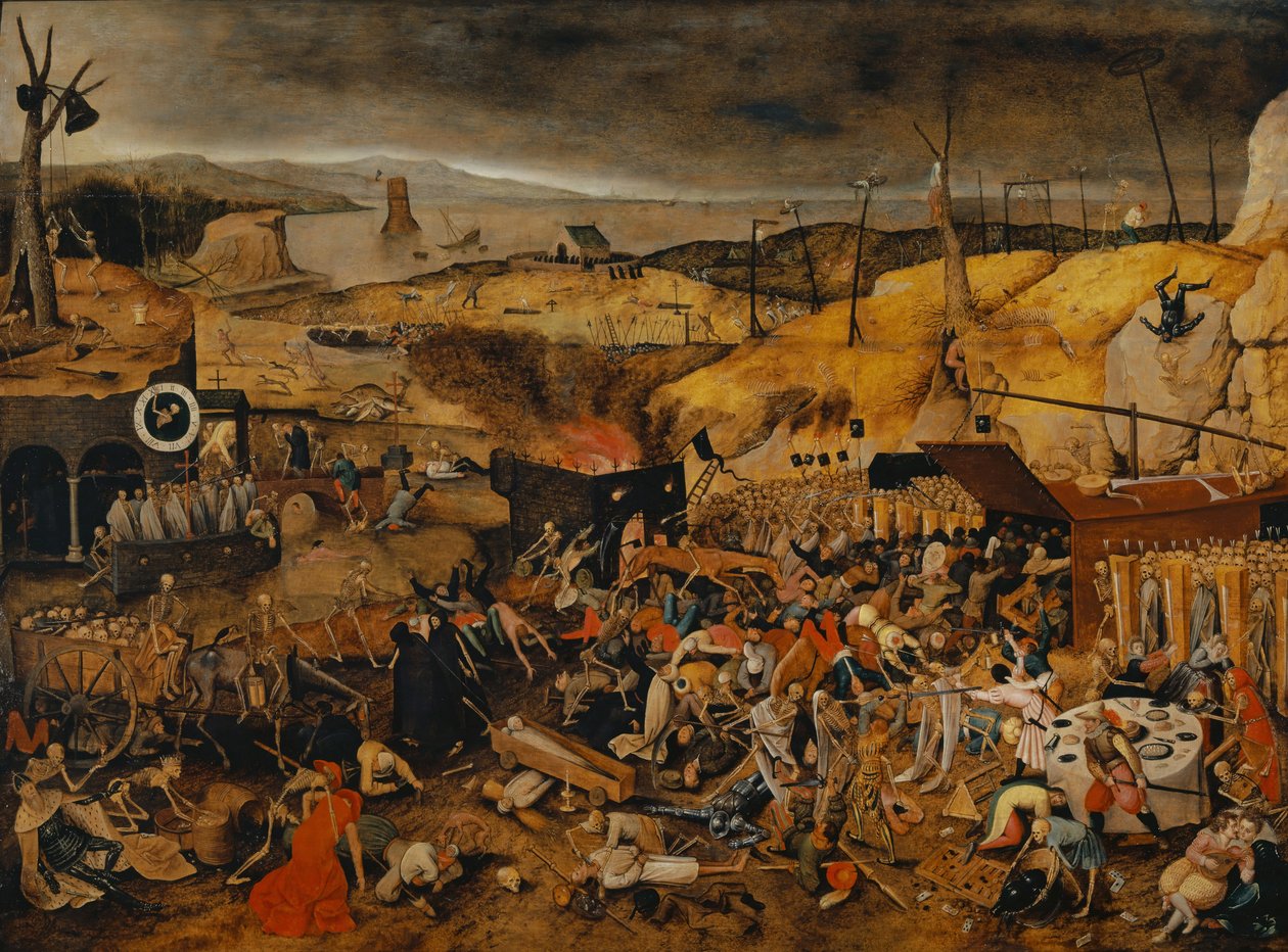 Dødens triumf, ca. 1608 af Pieter Brueghel the Younger