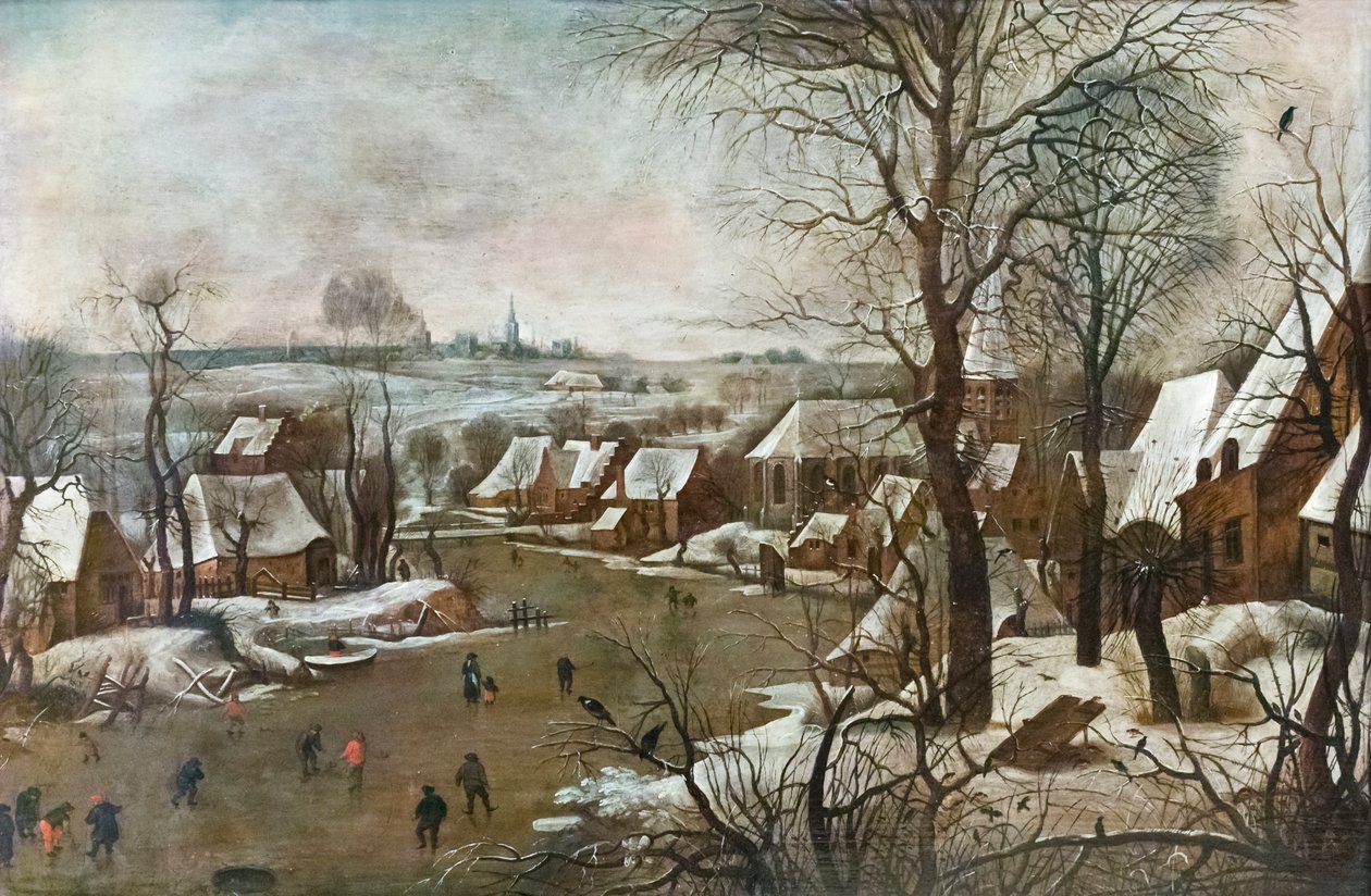 Vinterlandskab af Pieter the Younger Brueghel