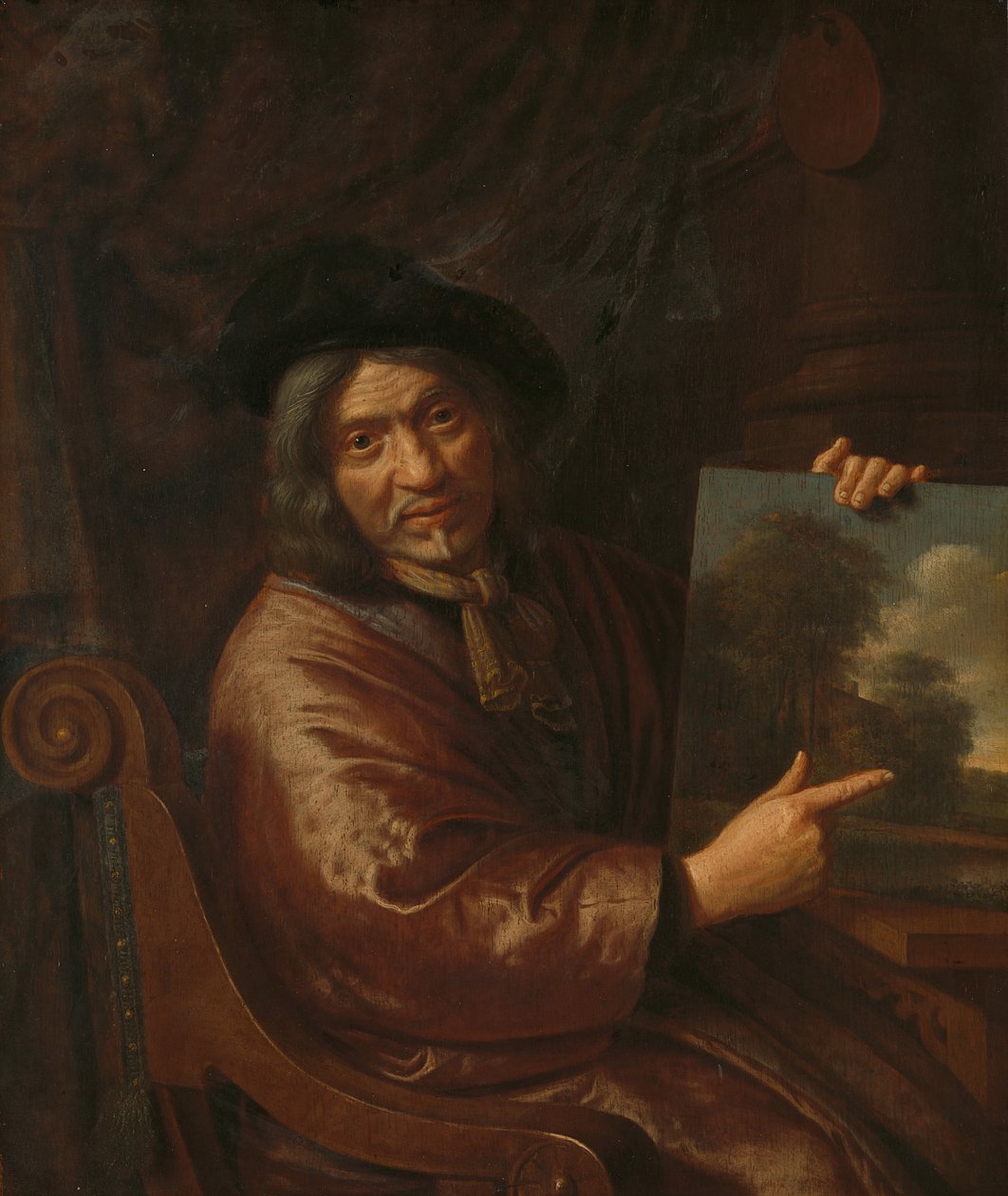 Selvportræt. af Pieter van Asch