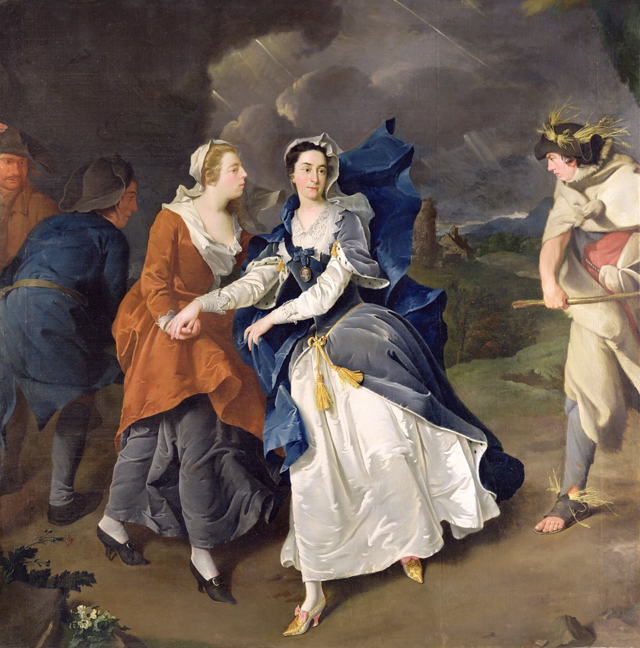 Fru Cibber (1714-66) som Cordelia af Pieter van Bleeck