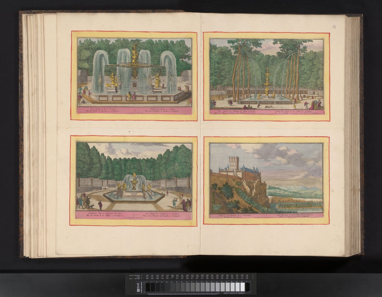 Kort over Barcelona, ​​​​1706 Plan for byen Barcelona og Chateau de Mont Juy med tilnærmelser fra Army of France (...) (titel på objekt) af Pieter van Call (II)