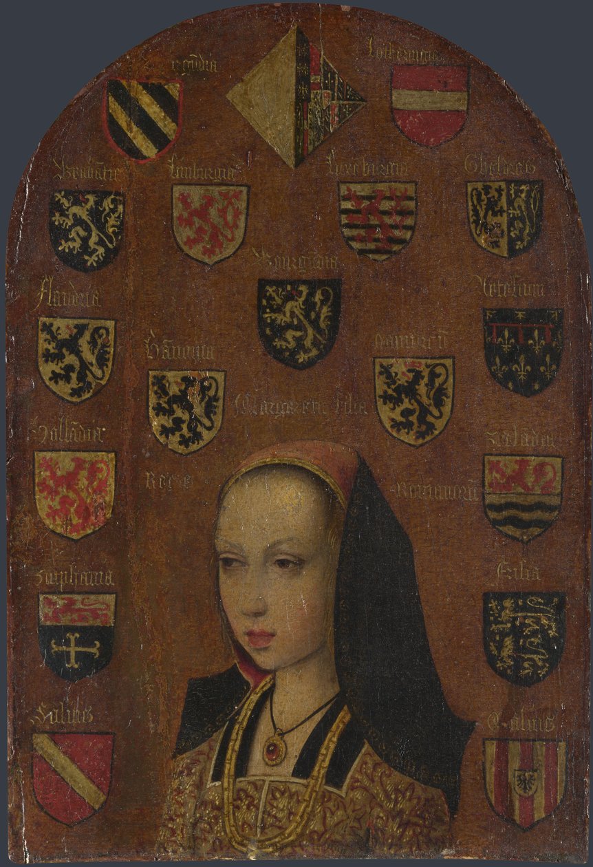 Portræt af Margaret af Østrig af Pieter van Coninxloo