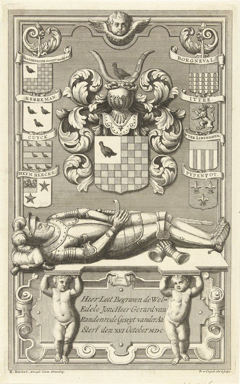 Grav af Gerard van Randenrode van der Aa af Pieter van Cuyck (I)