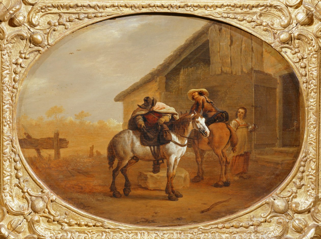 Afgang fra hotellet ... af Pieter van Laer