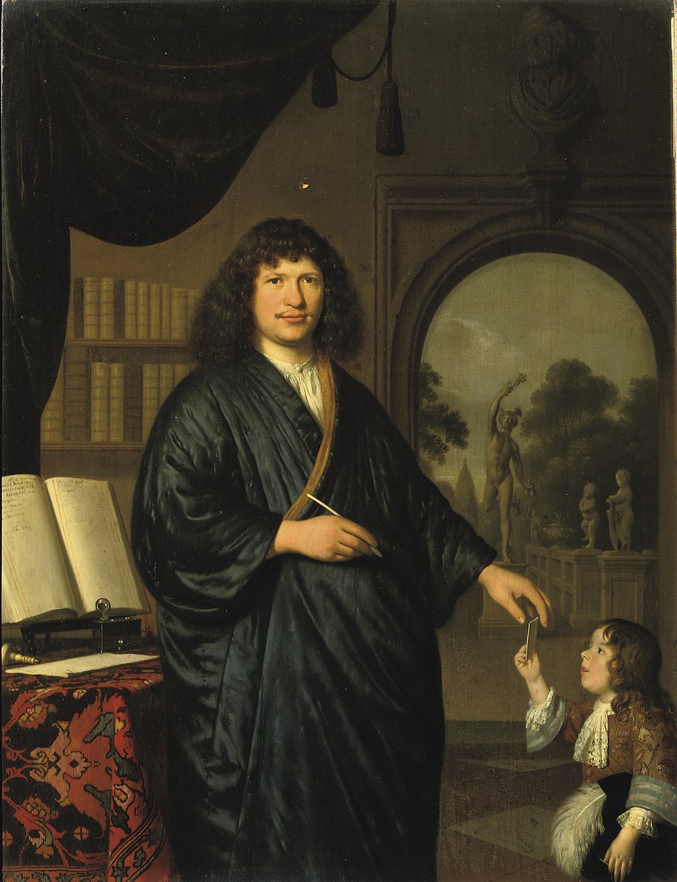 Portræt af en herre af Pieter van Slingelandt