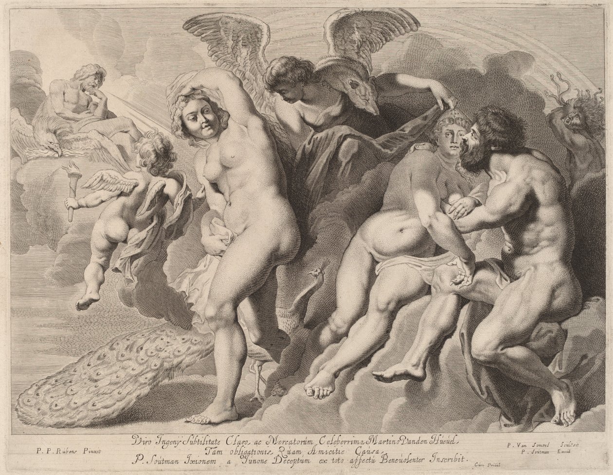 Ixion bedraget af Juno af Pieter van Sompel