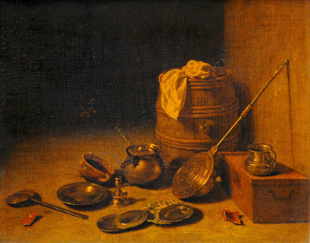 Ustensiles de cuisine - Køkkenredskaber ... af Pieter van den (c.1613 c.73) Bosch