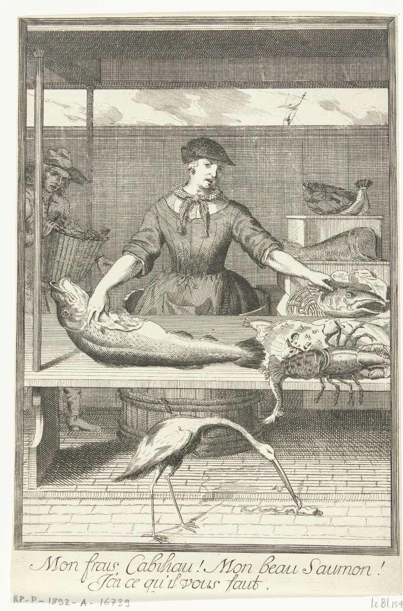 Fiskesælgerinde af Pieter van den Berge