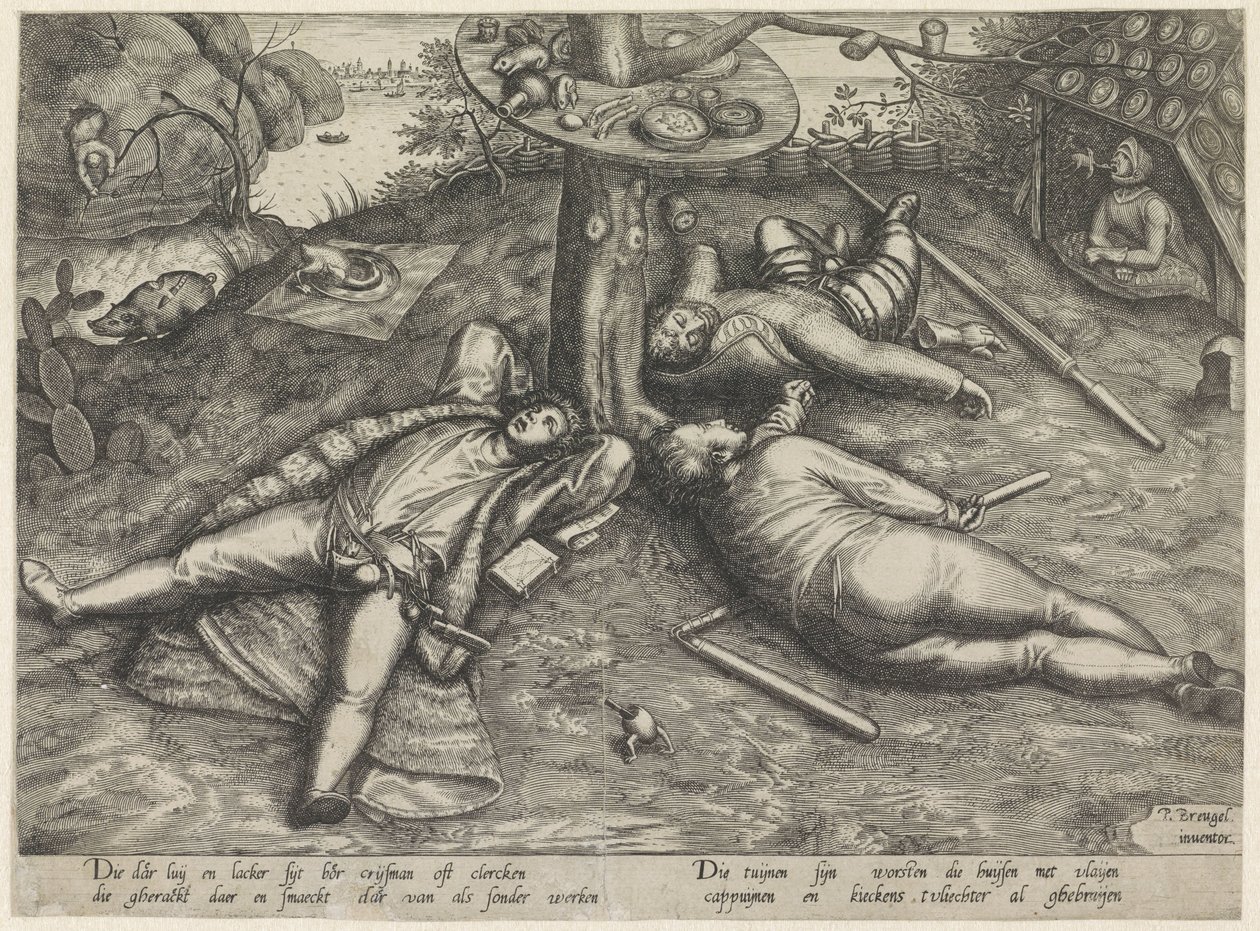 Doven land af Pieter van der Heyden (attributed to)
