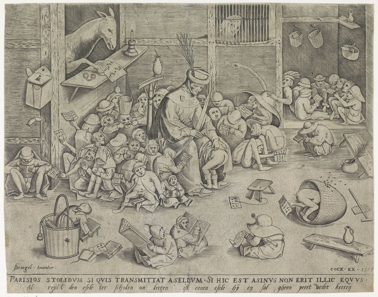 Æslet i skolen af Pieter van der Heyden
